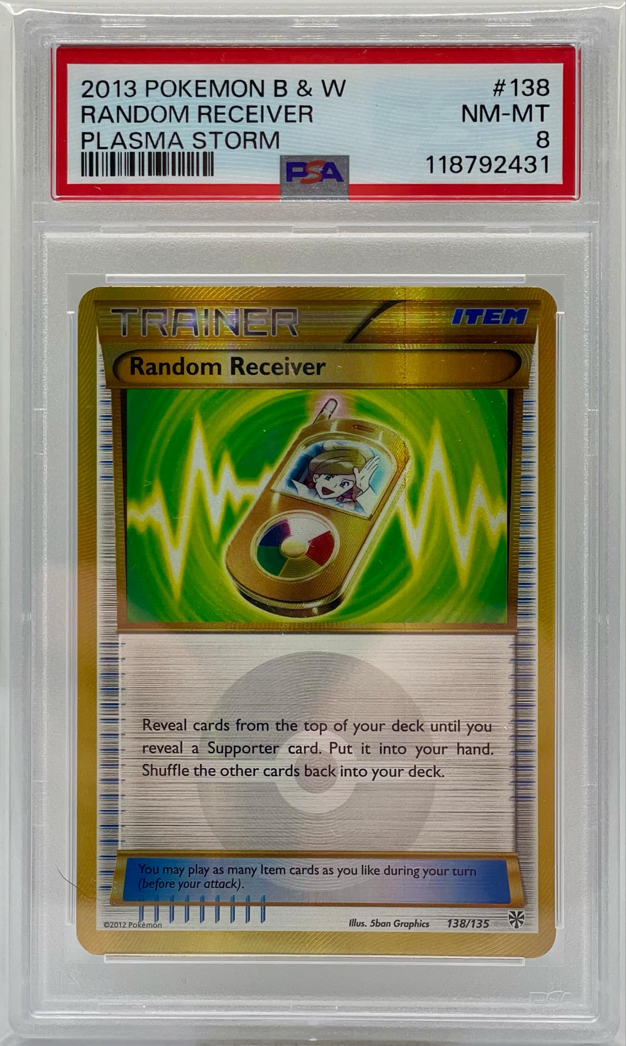 Random Receiver 138/135 PSA 8