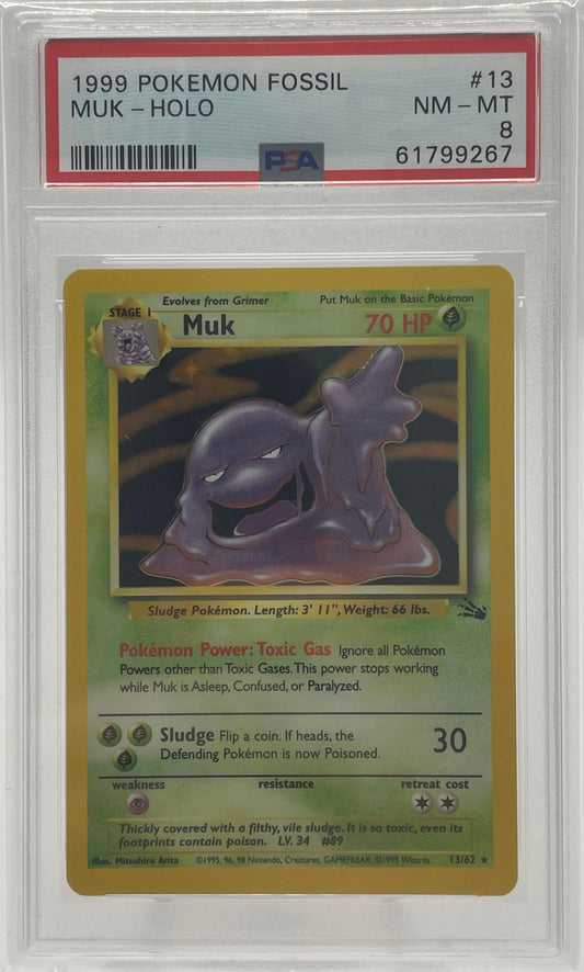 Fossil Muk Holo 13/62 PSA 8