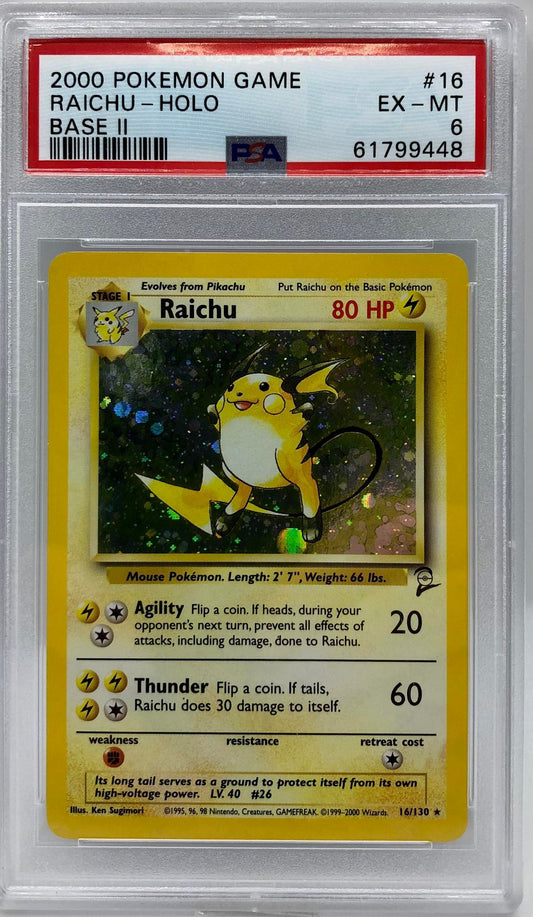 Raichu 16/130 PSA 6