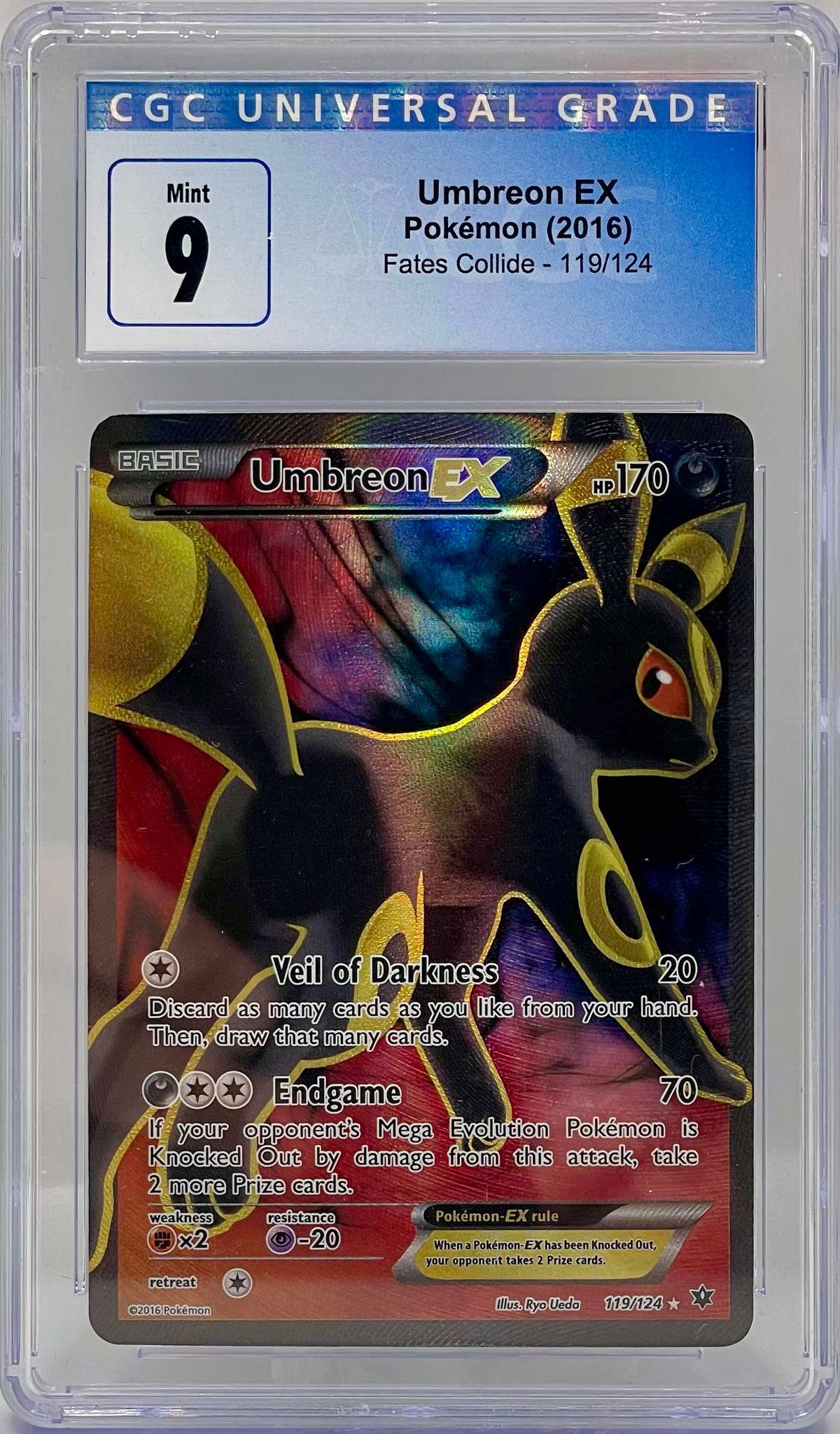 Umbreon EX 119/124 CGC 9