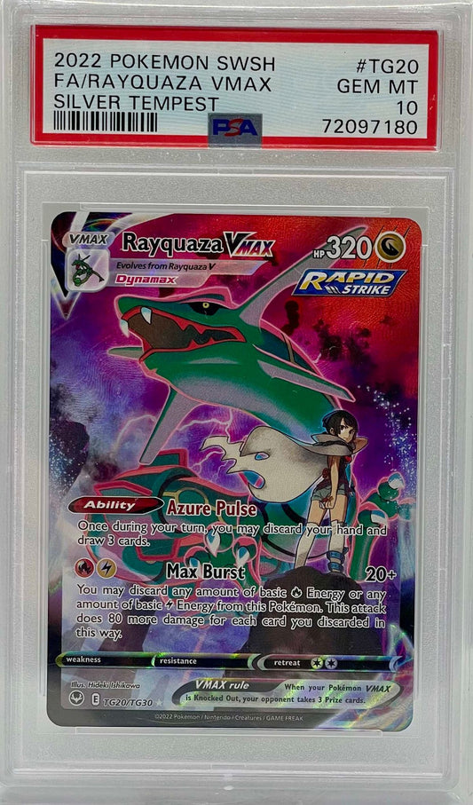 Rayquaza Vmax TG20/TG30 PSA 10