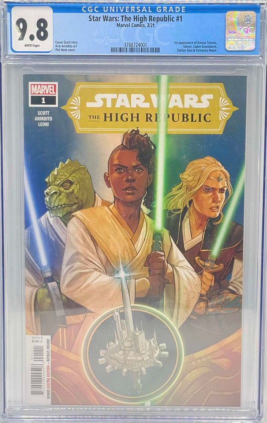 Star Wars: The High Republic 1 CGC 9.8