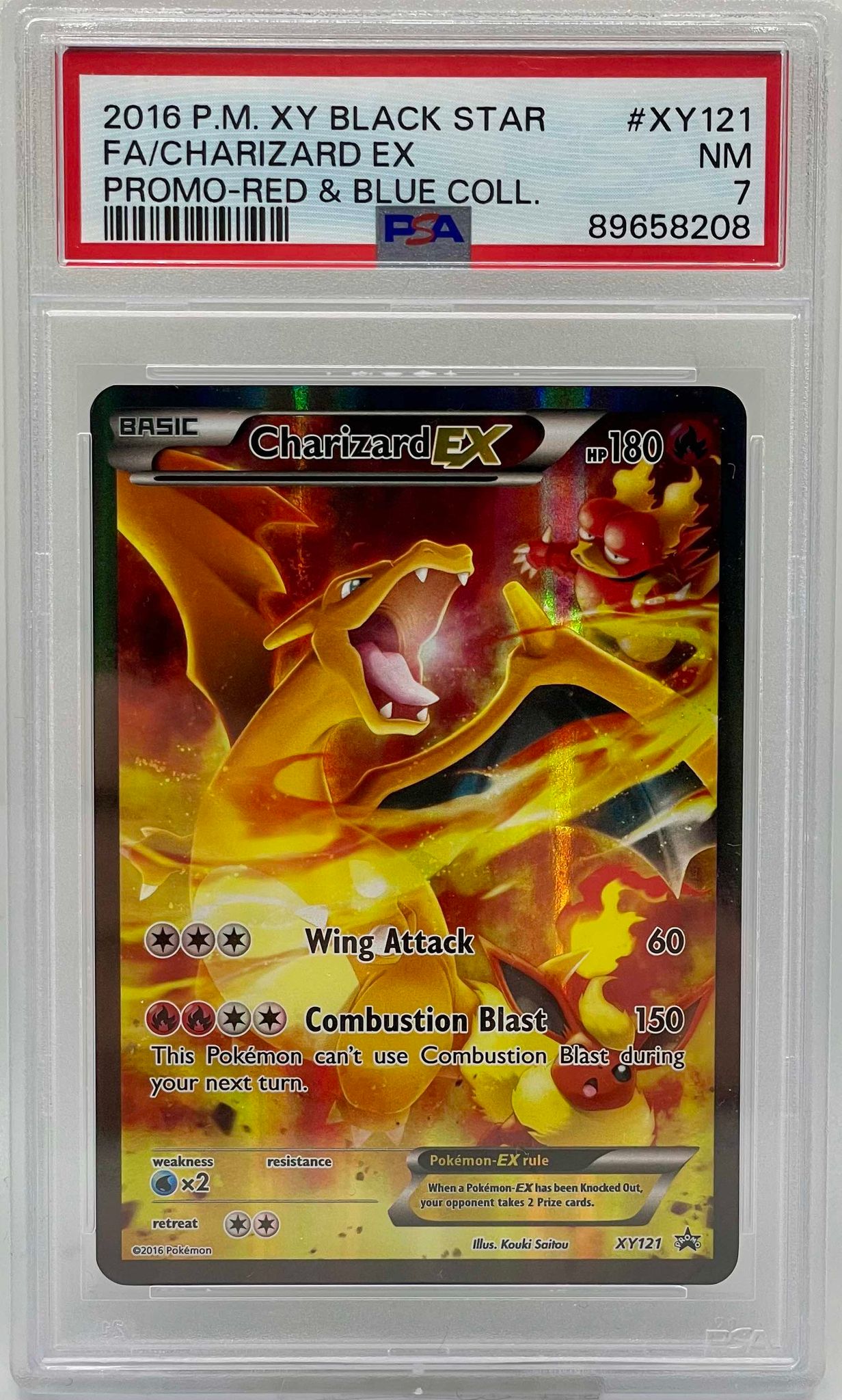 Charizard EX XY121 Promo PSA 7