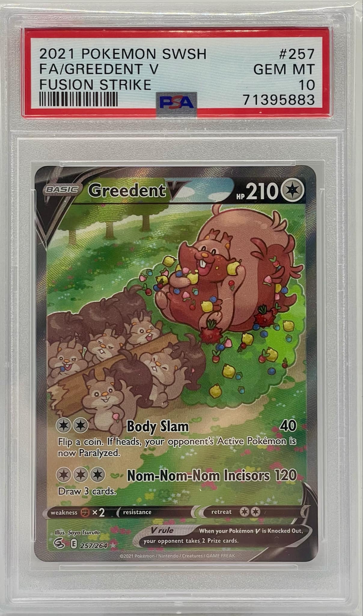 Greedent 257/264 PSA 10