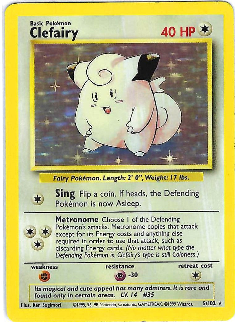 Clefairy 5/102