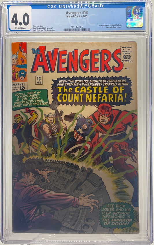 Avengers 13 CGC 4.0