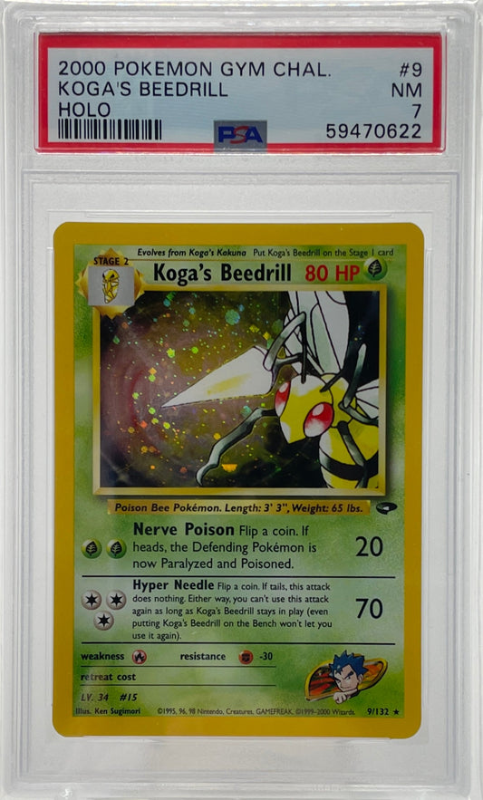 Koga's Beedrill 9/132 PSA 7