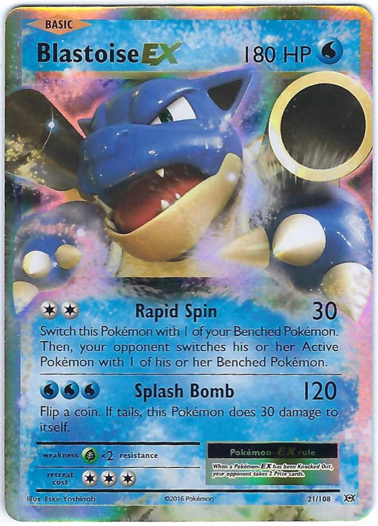 Blastoise EX 21/108