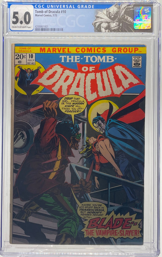 Tomb of Dracula 10 CGC 5.0