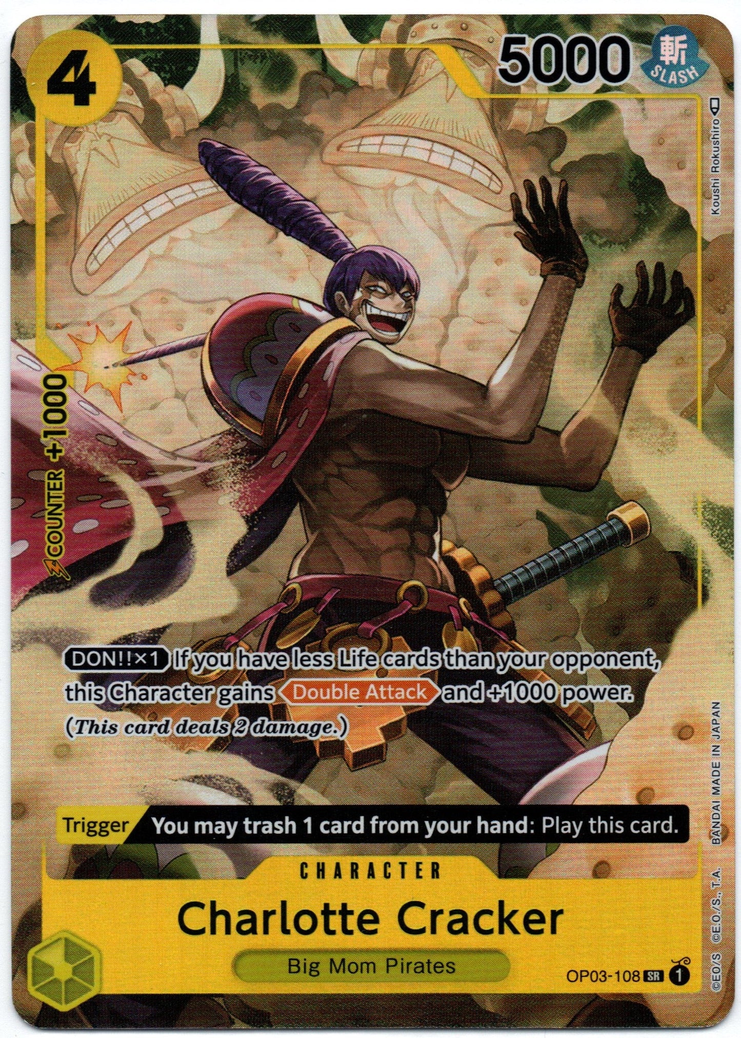 Charlotte Cracker OP03-108 Alt Art