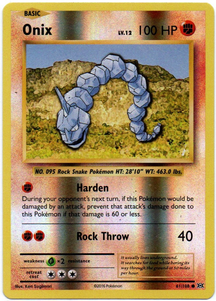 Onix 61/108 Reverse Holo