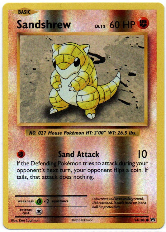 Sandshrew 54/108 Reverse Holo