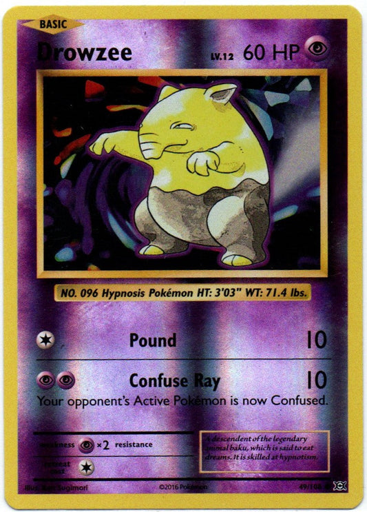 Drowzee 49/108 Reverse Holo