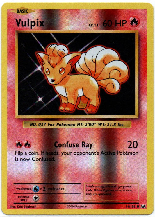 Vulpix 14/108 Reverse Holo