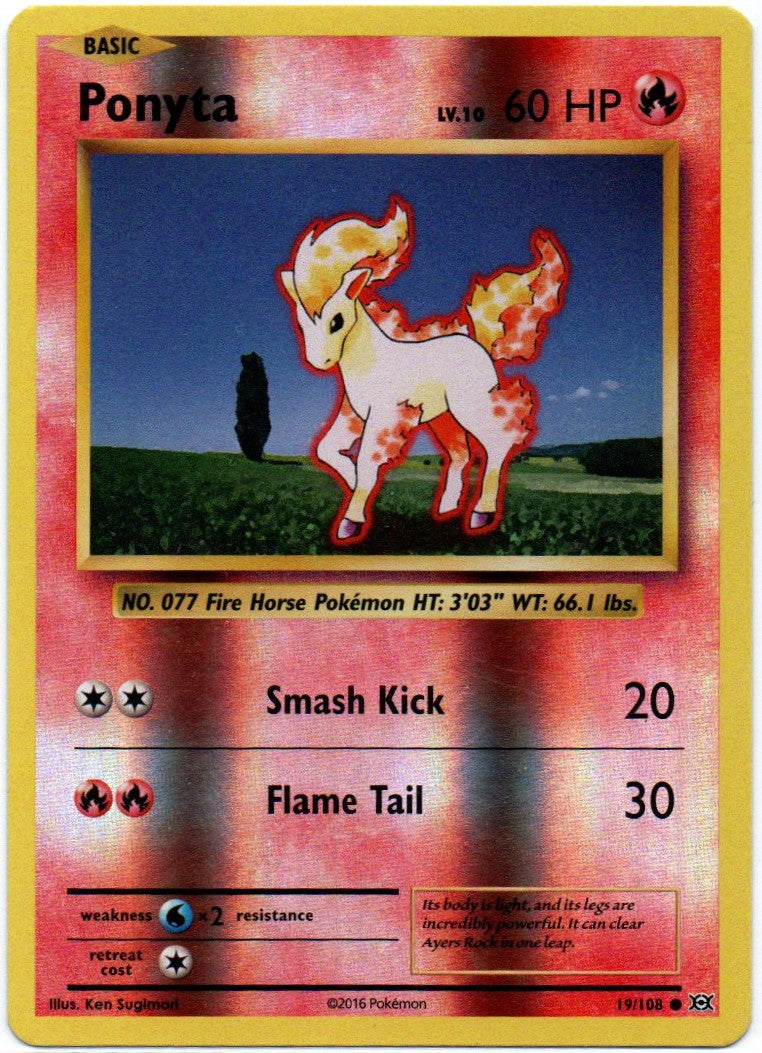 Ponyta 19/108 Reverse Holo