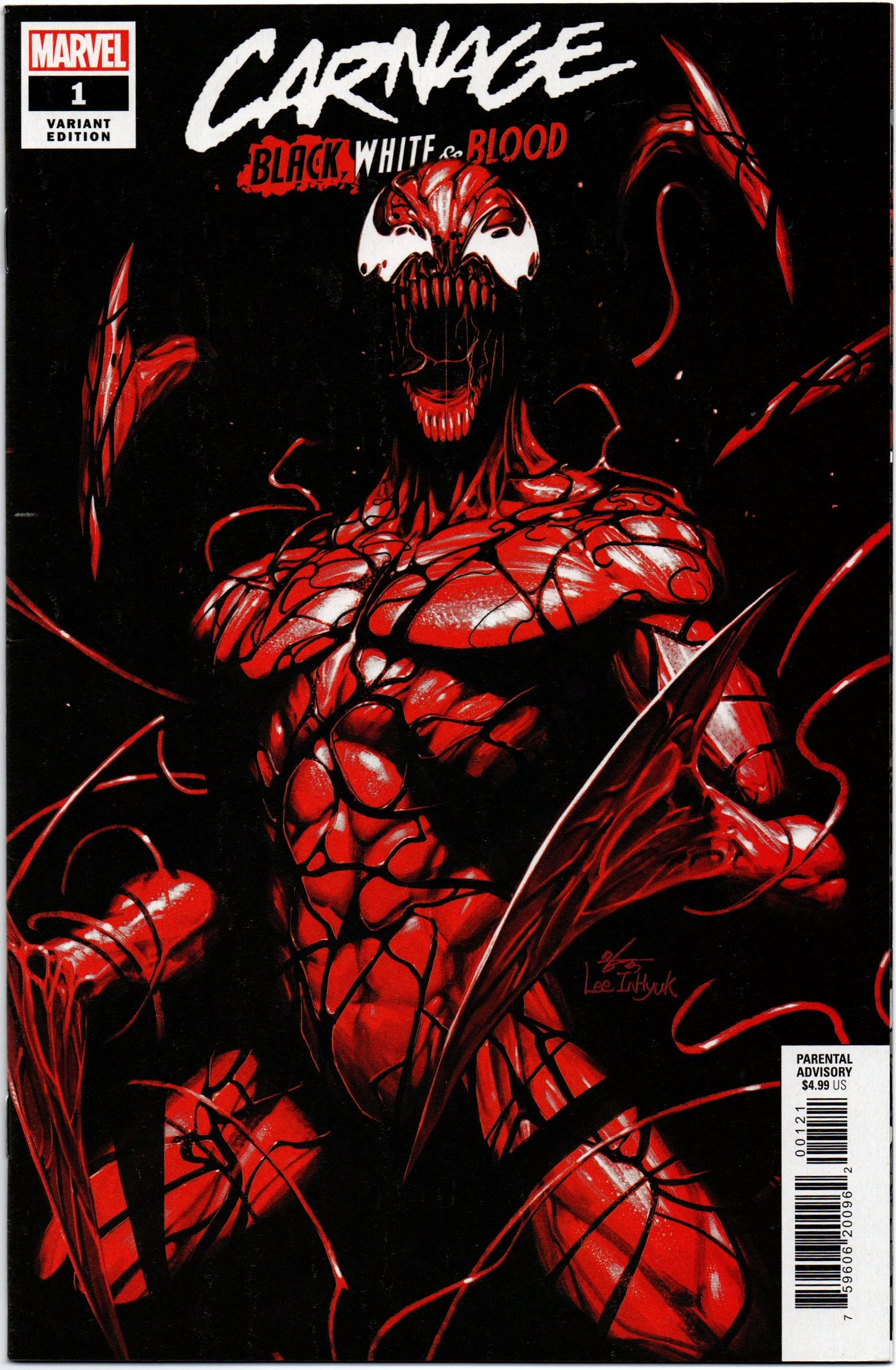 Carnage Black, White & Blood 1 Variant