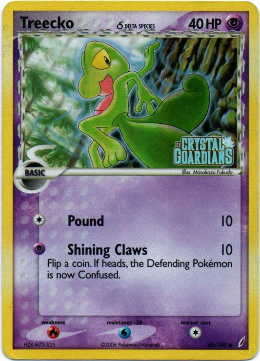 Treecko 68/100 Reverse holo