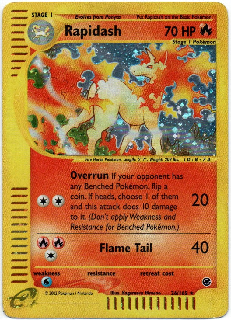 Rapidash 26/165 Holo