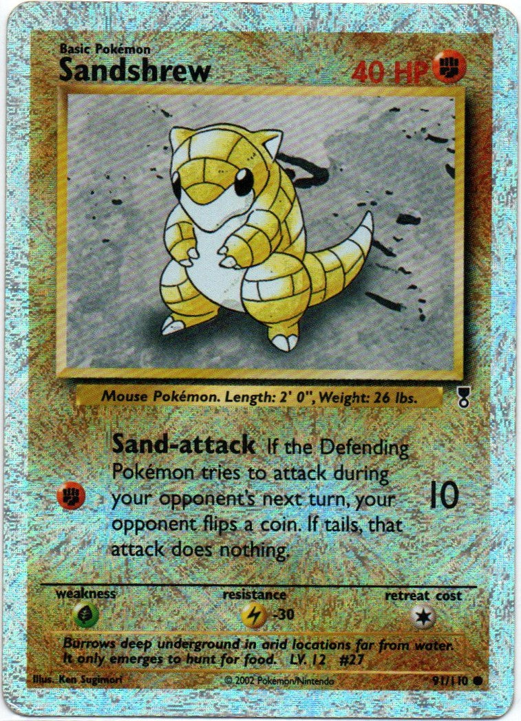 Sandshrew 91/110 Reverse Holo